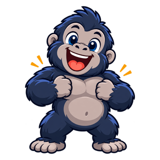Maximus, the FigureFlex gorilla